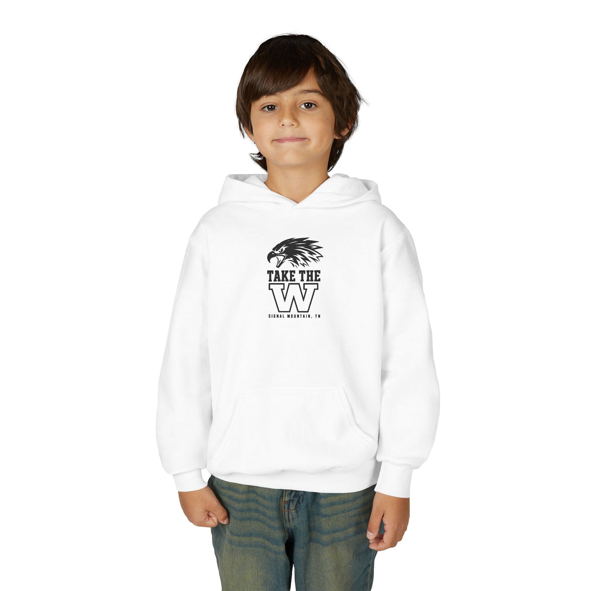 Youth Take the W Eagle Hoodie — Signal Mountain, TN