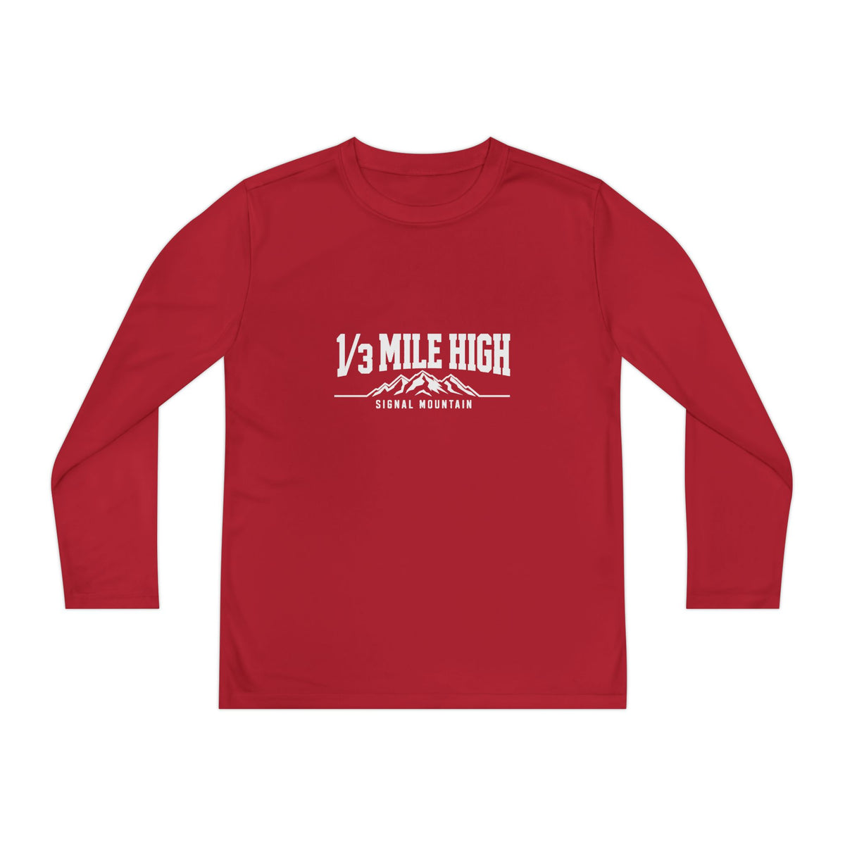 Youth 1/3 Mile High Long Sleeve Performance Tee — Signal Mountain, TN