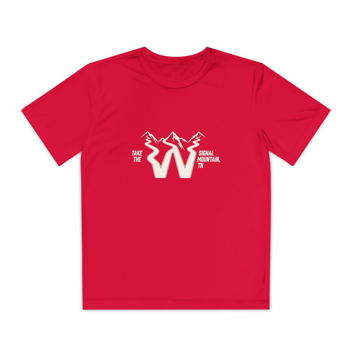 Youth Take the W Road Performance Tee — Signal Mountain, TN