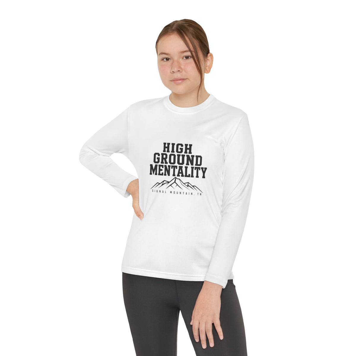 Youth High Ground Mentality Long Sleeve Performance Tee — Signal Mountain, TN