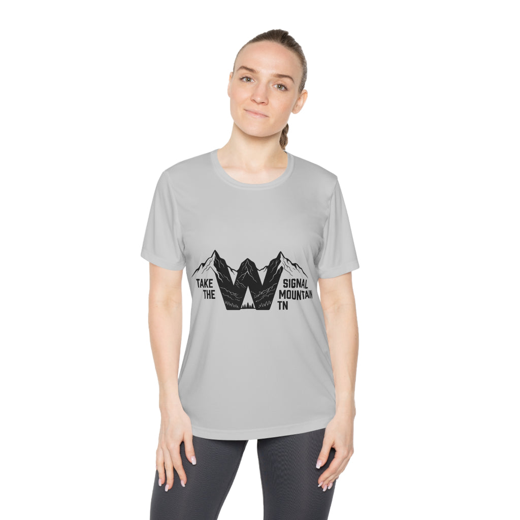 Women's Take the W Performance Tee — Signal Mountain, TN