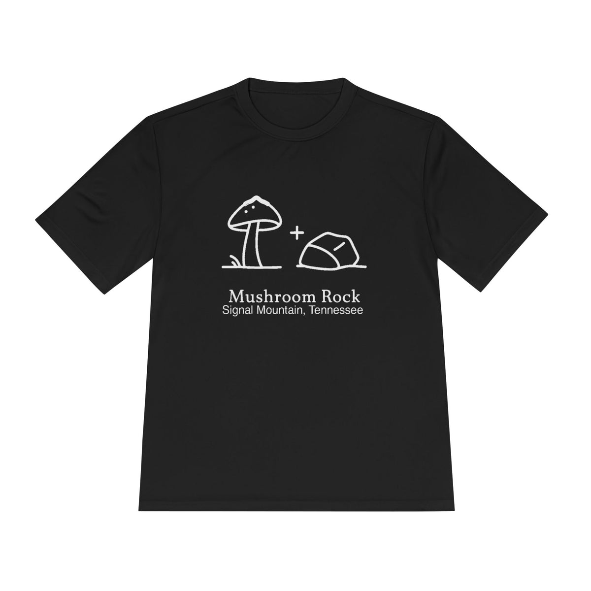 Men's Mushroom + Rock Performance Tee — Signal Mountain, TN