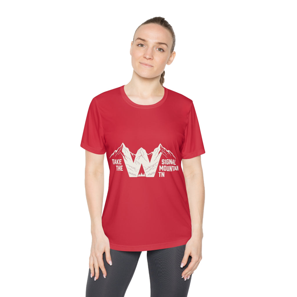 Women's Take the W Performance Tee — Signal Mountain, TN
