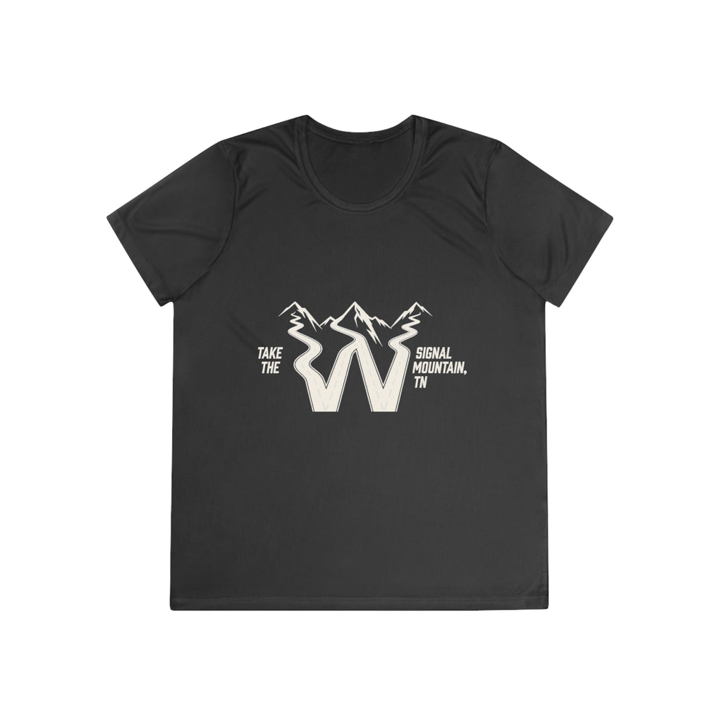 Women's Take the W Road Performance Tee — Signal Mountain, TN