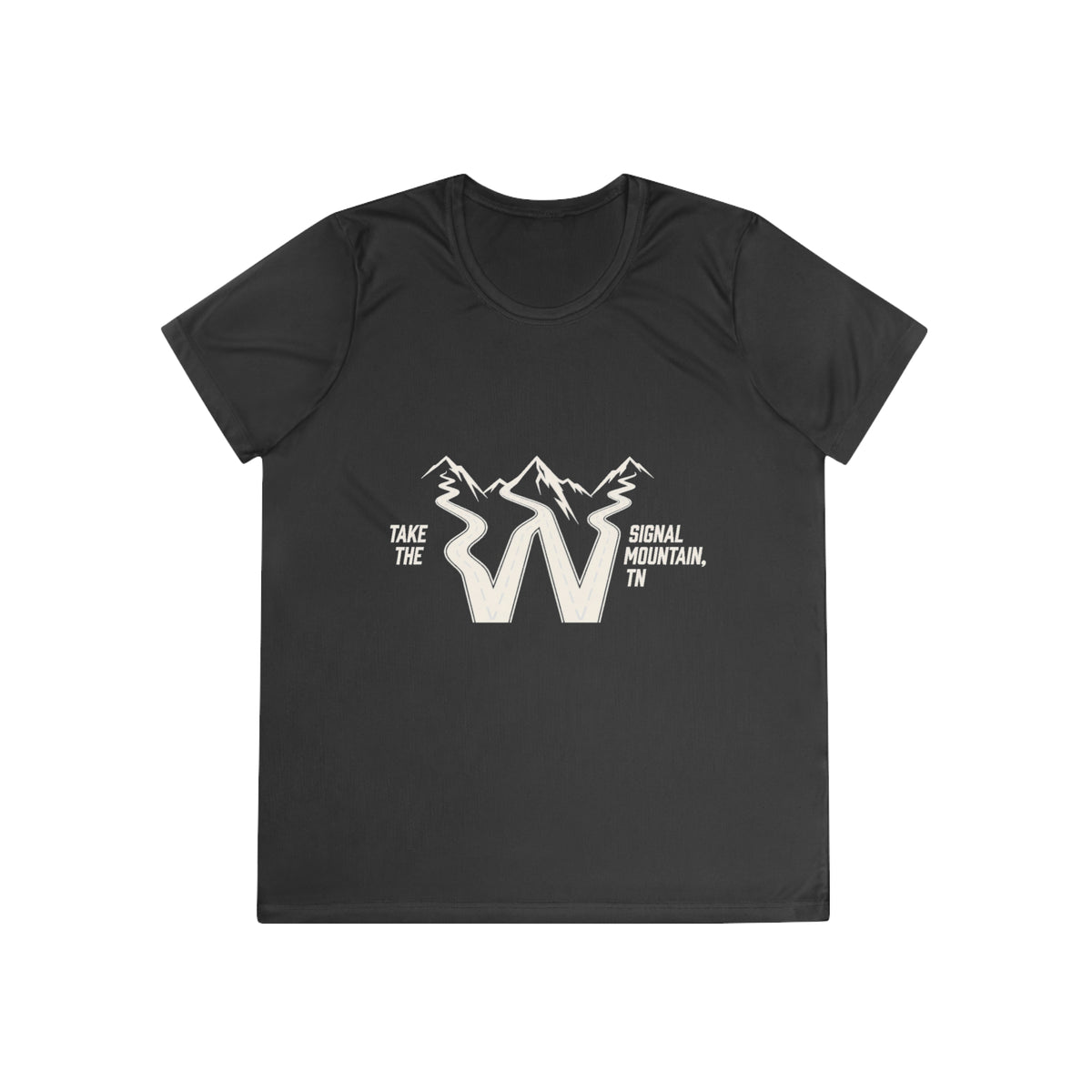 Women's Take the W Road Performance Tee — Signal Mountain, TN