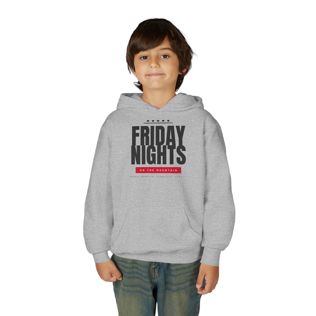 Youth Friday Nights on the Mountain Hoodie — Signal Mountain, TN