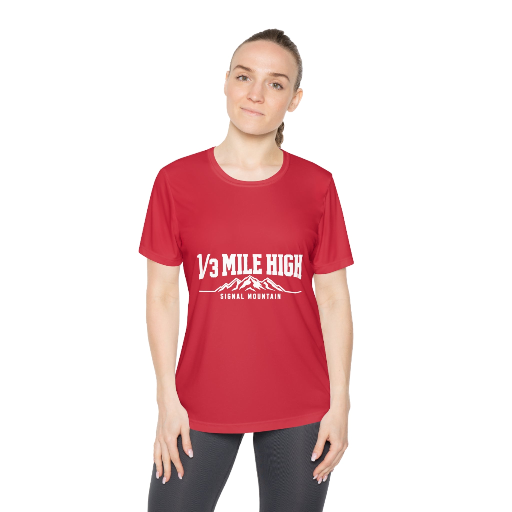 Women's 1/3 Mile High Performance Tee — Signal Mountain, TN