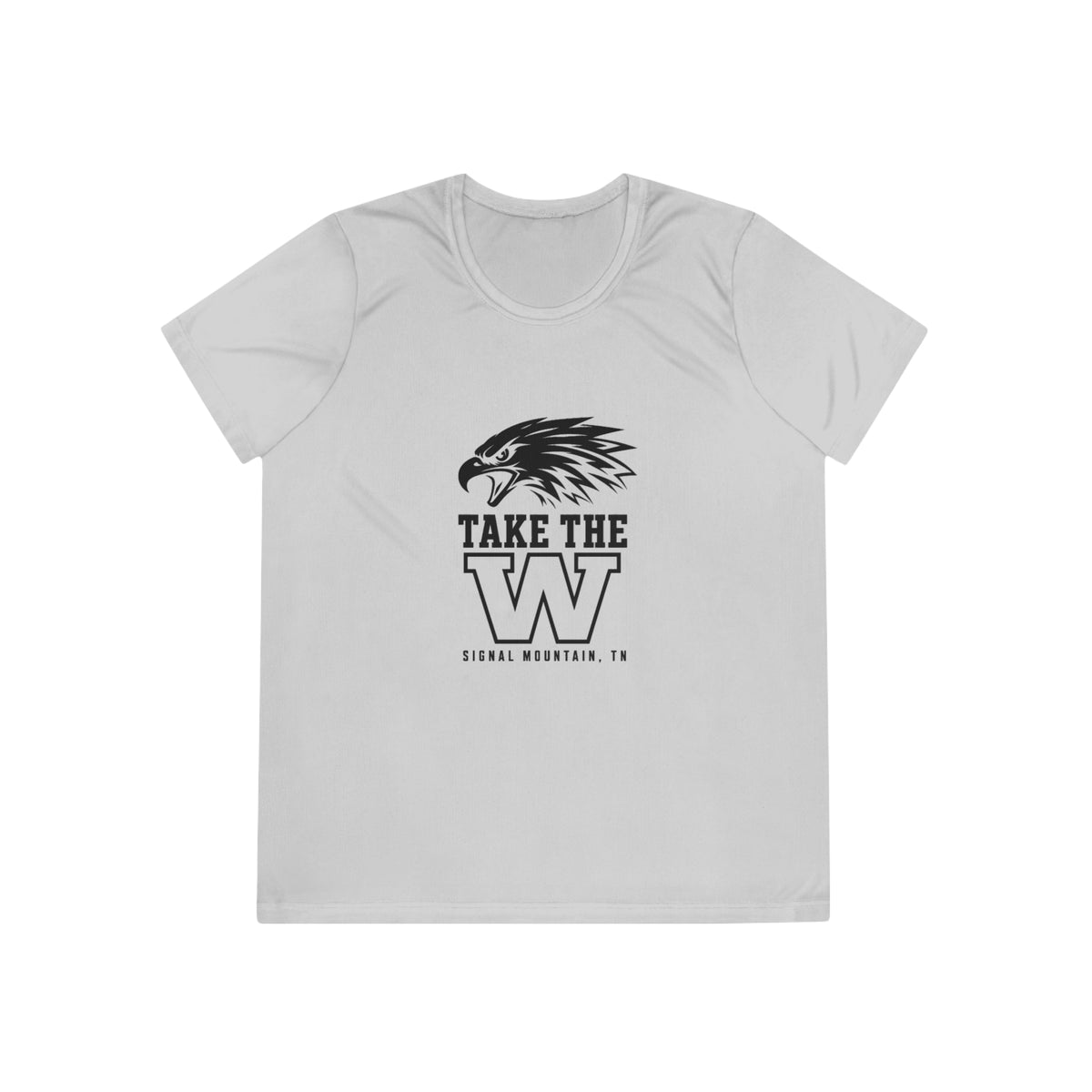 Women's Take the W Eagle Performance Tee — Signal Mountain, TN