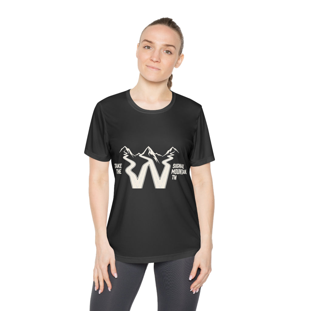 Women's Take the W Road Performance Tee — Signal Mountain, TN