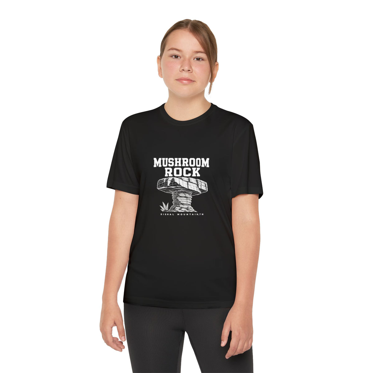 Youth Mushroom Rock Performance Tee — Signal Mountain, TN