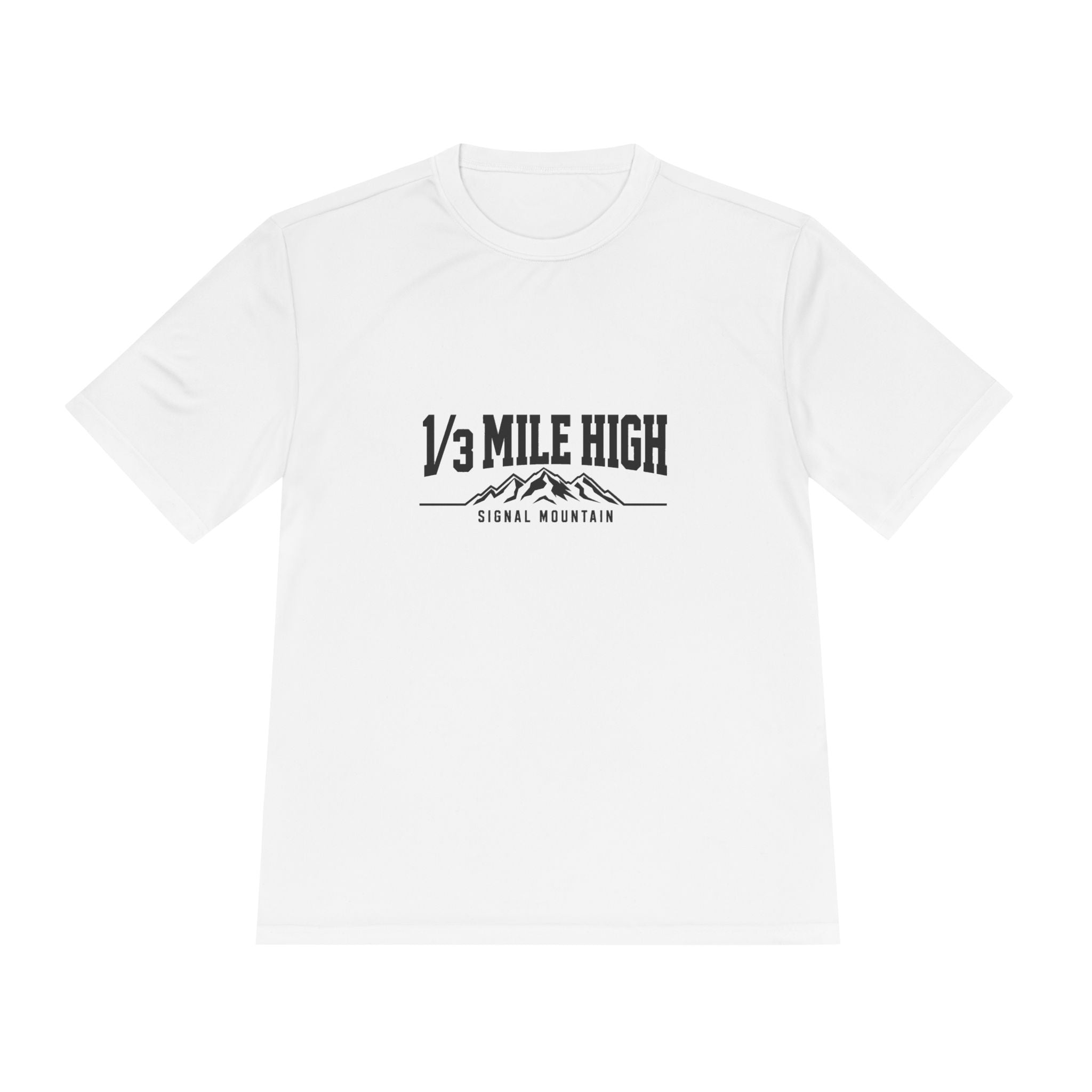 Men's 1/3 Mile High Performance Tee — Signal Mountain, TN