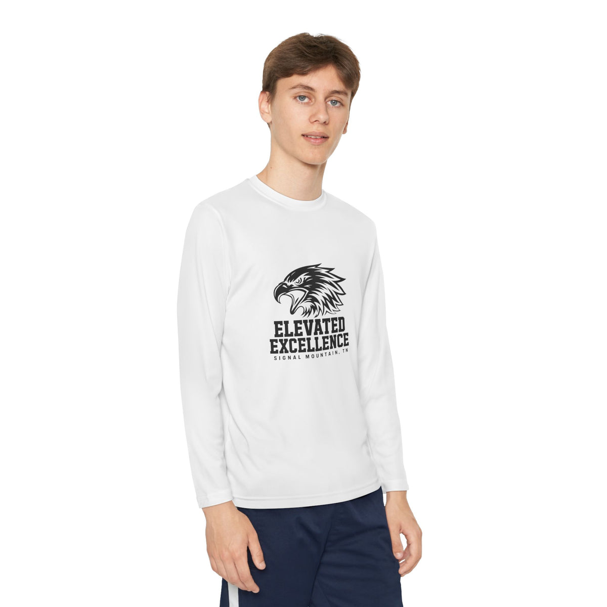 Youth Elevated Excellence Long Sleeve Performance Tee — Signal Mountain, TN