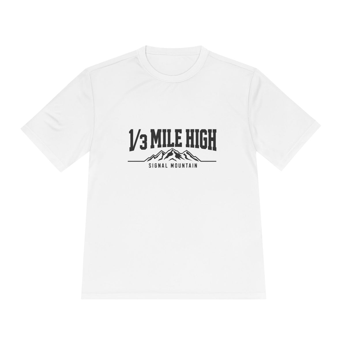 Men's 1/3 Mile High Performance Tee — Signal Mountain, TN