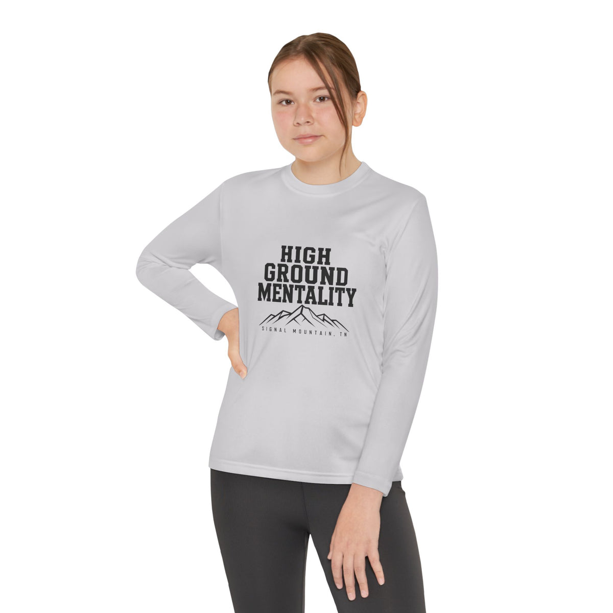 Youth High Ground Mentality Long Sleeve Performance Tee — Signal Mountain, TN