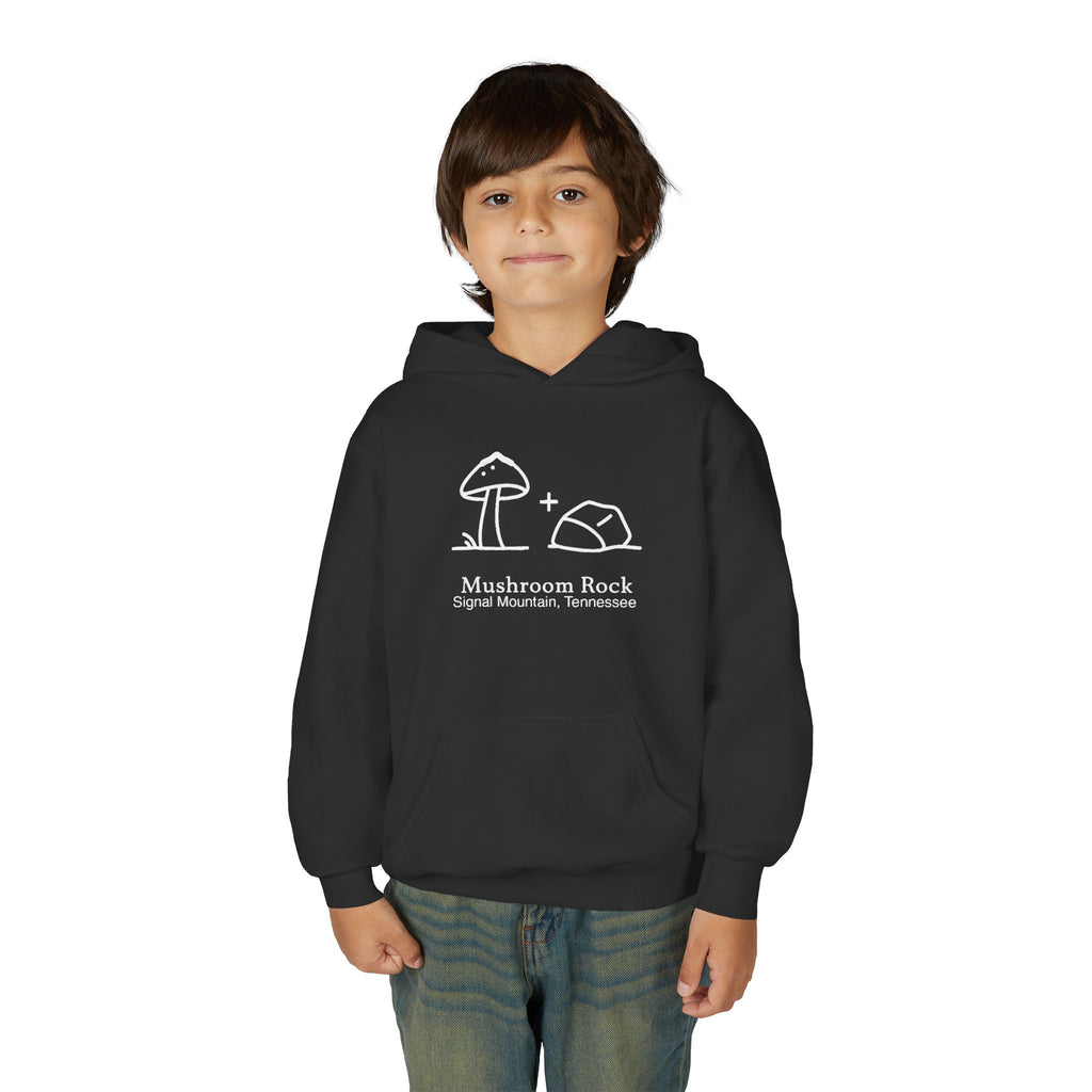 Youth Mushroom + Rock Hoodie — Signal Mountain, TN