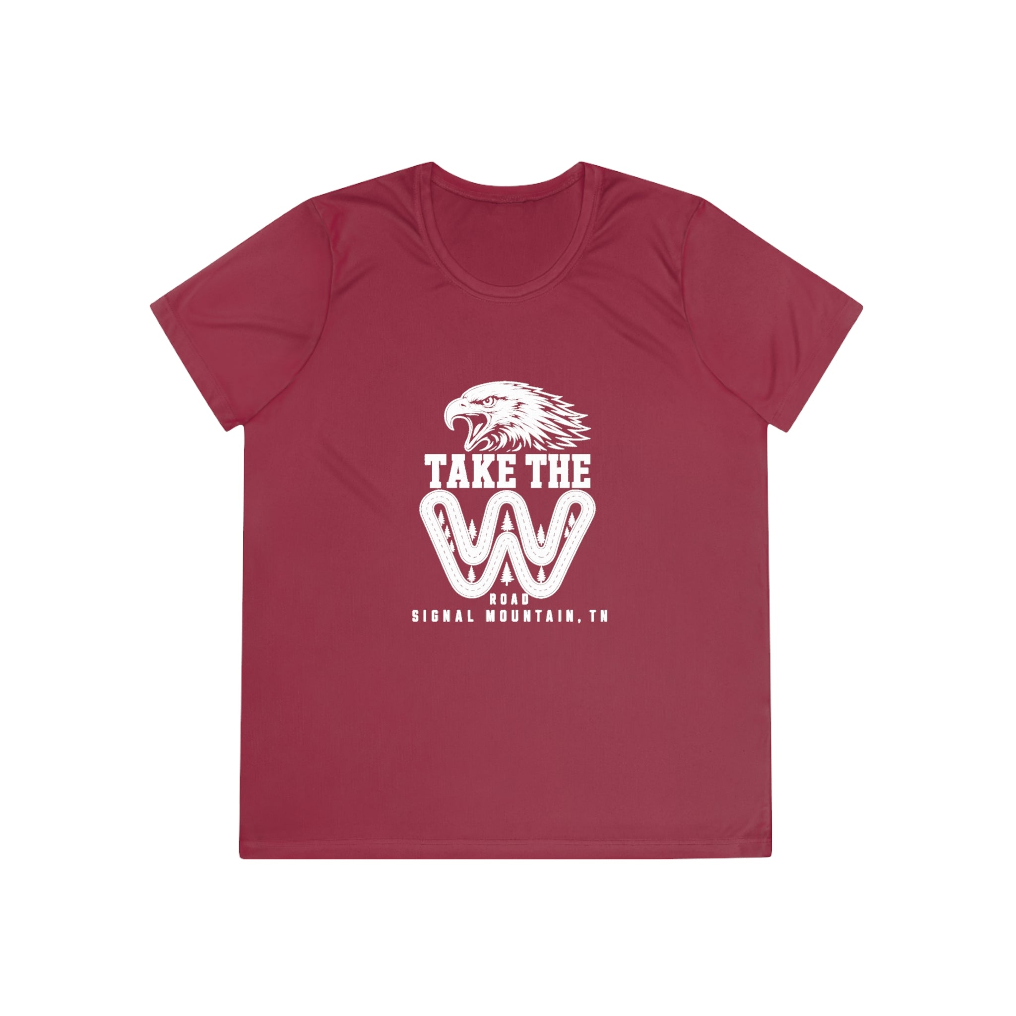 Women's Take the W Road Performance Tee — Signal Mountain, TN