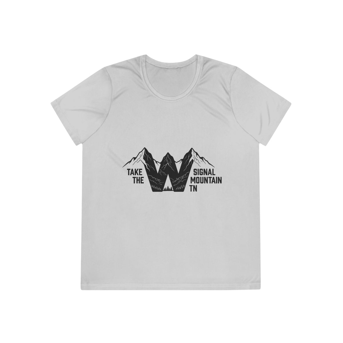 Women's Take the W Performance Tee — Signal Mountain, TN