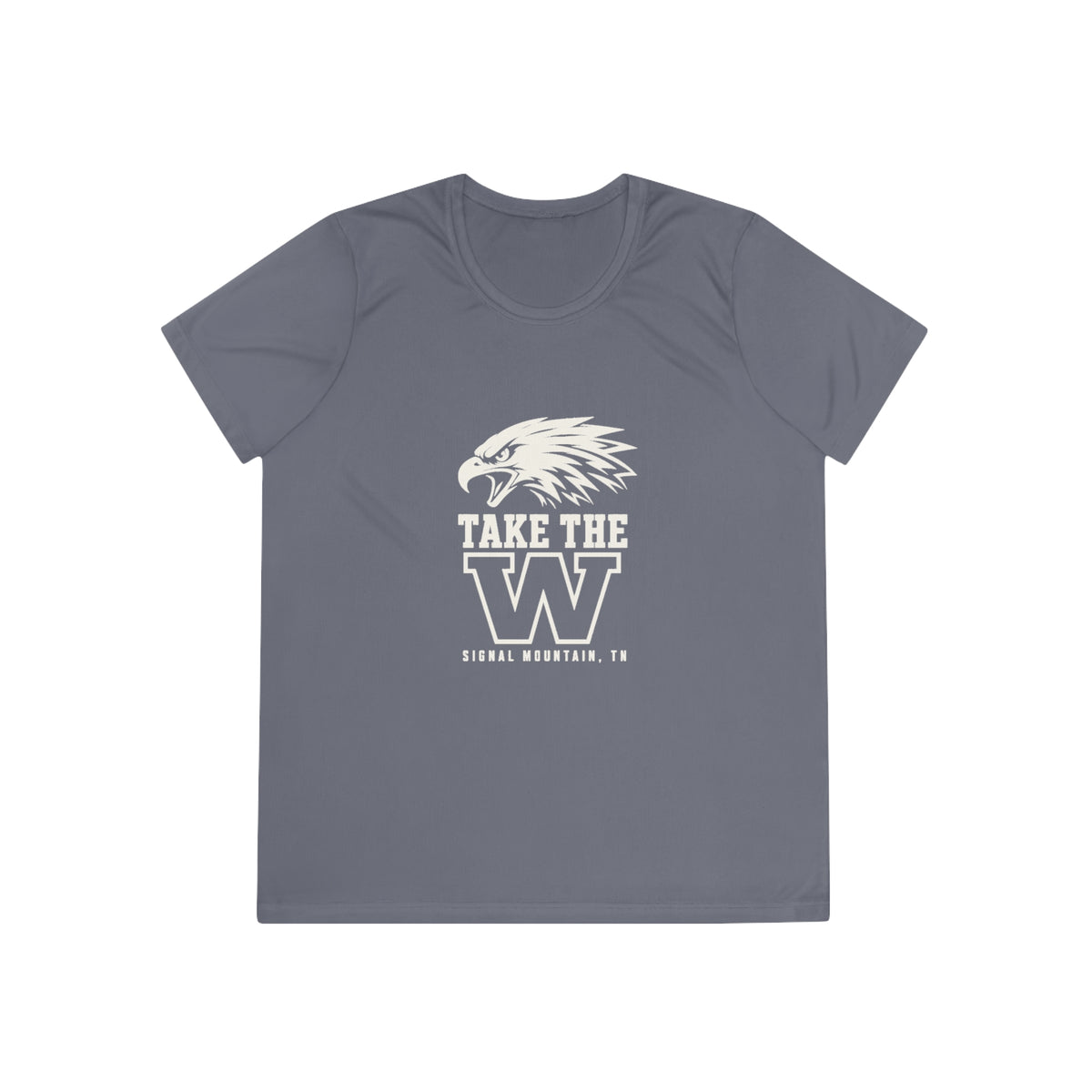 Women's Take the W Eagle Performance Tee — Signal Mountain, TN
