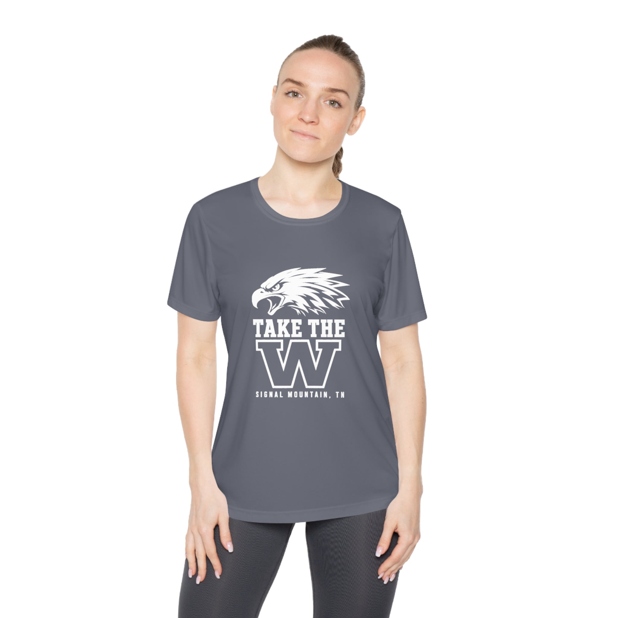 Women's Take the W Performance Tee — Signal Mountain, TN