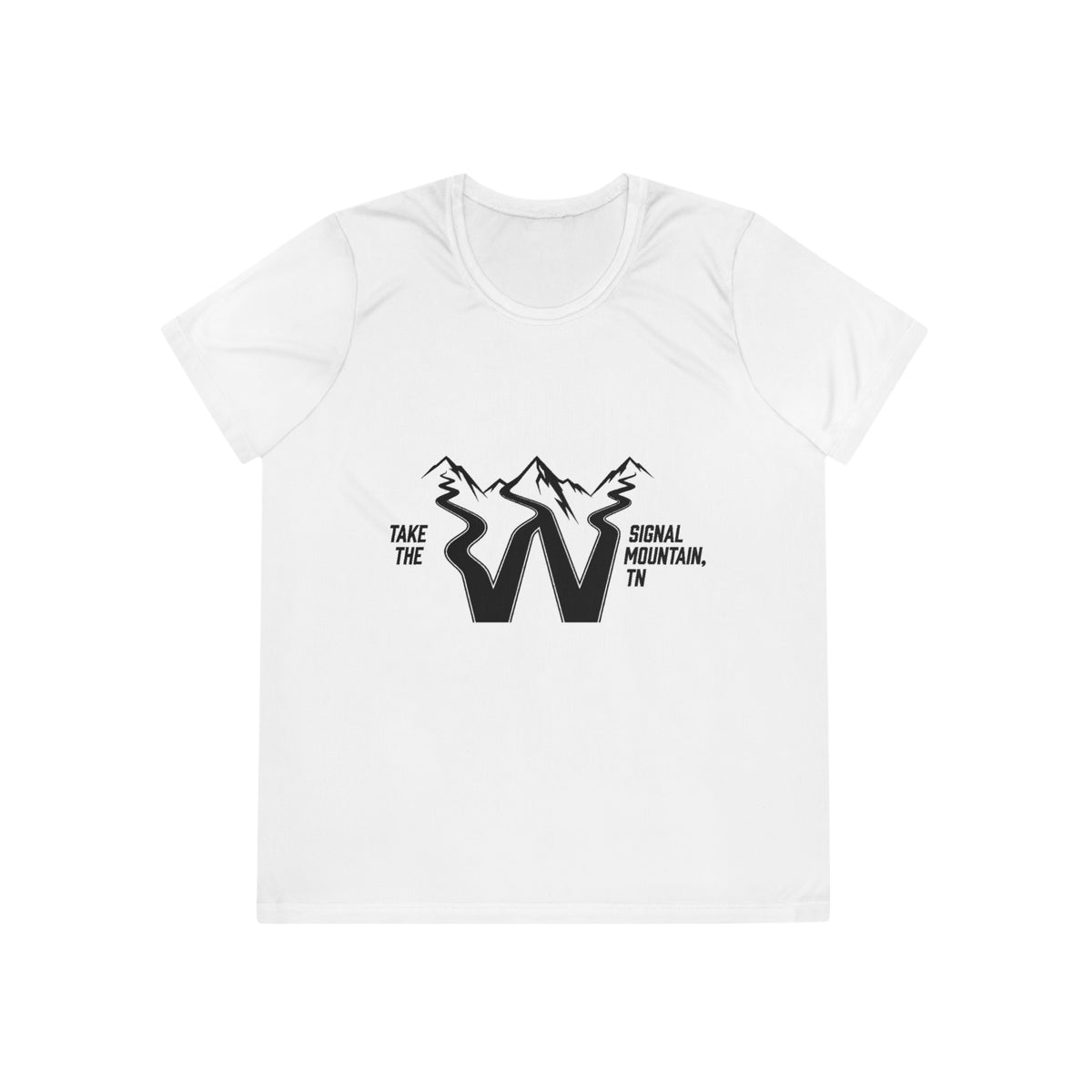 Women's Take the W Road Performance Tee — Signal Mountain, TN