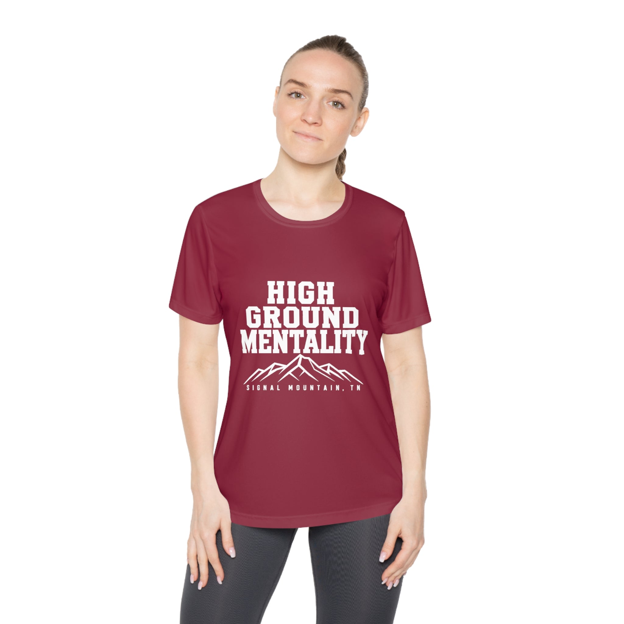 Women's High Ground Mentality Performance Tee — Signal Mountain, TN