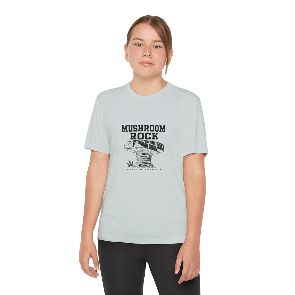 Youth Mushroom Rock Performance Tee — Signal Mountain, TN