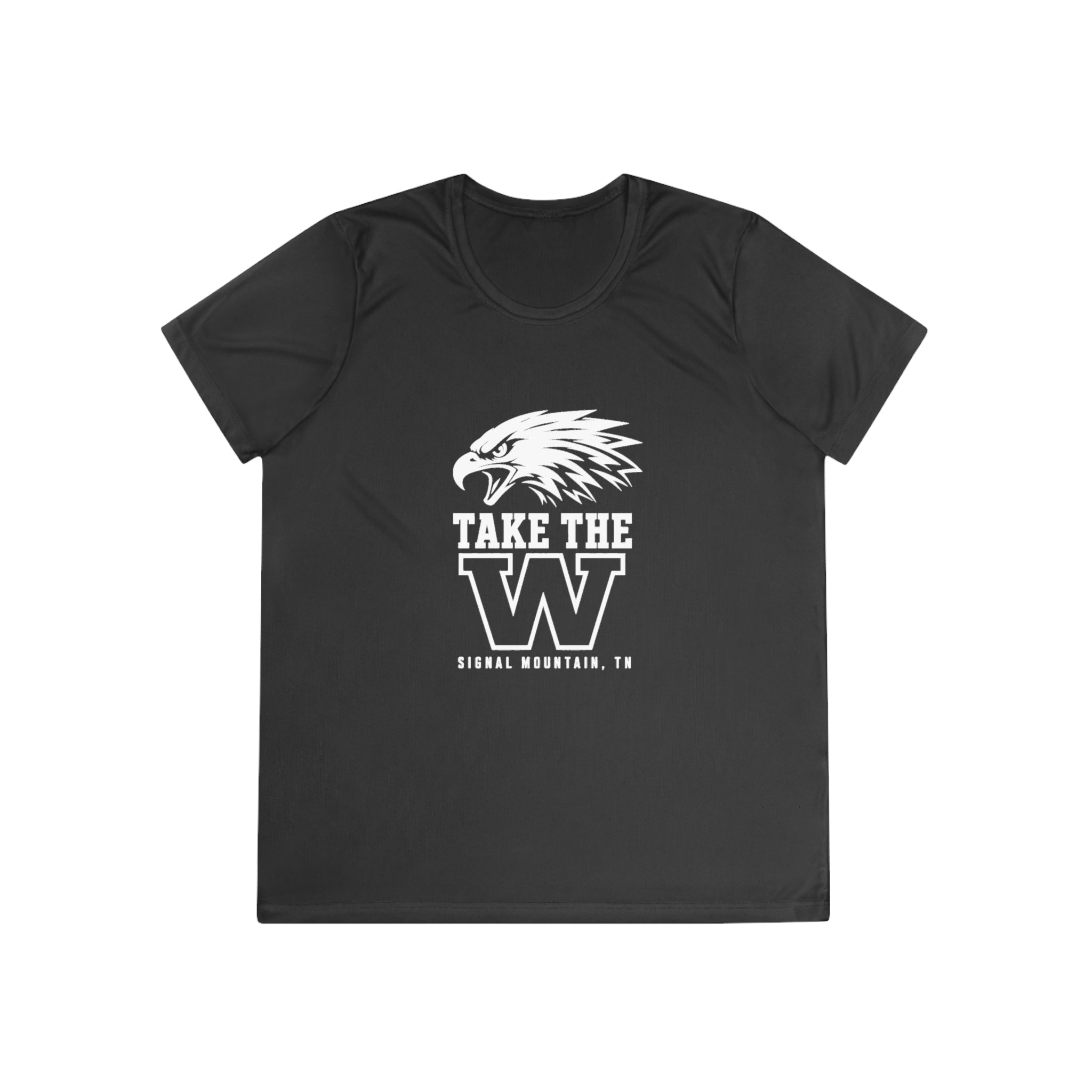 Women's Take the W Performance Tee — Signal Mountain, TN