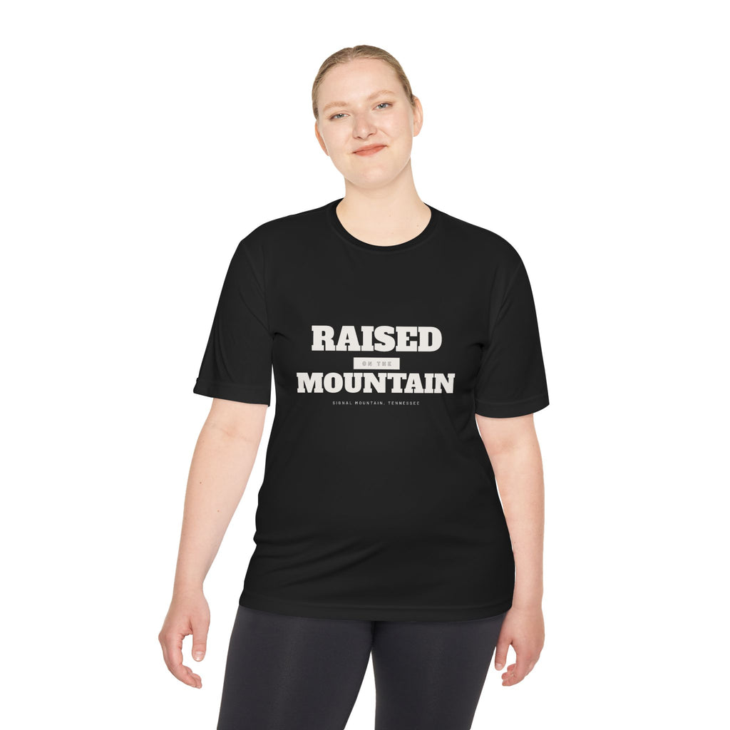 Men's Raised on the Mountain Performance Tee — Signal Mountain, TN