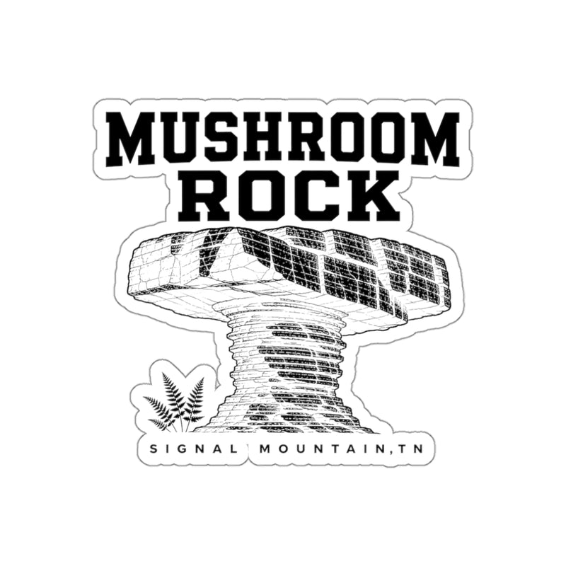 Mushroom Rock Sticker