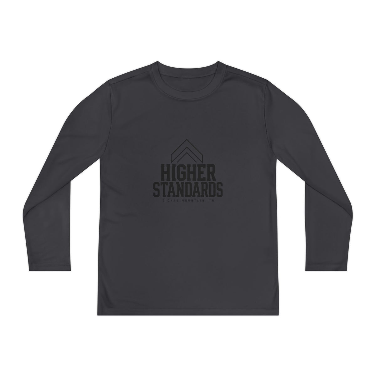 Youth Higher Standards Long Sleeve Performance Tee — Signal Mountain, TN