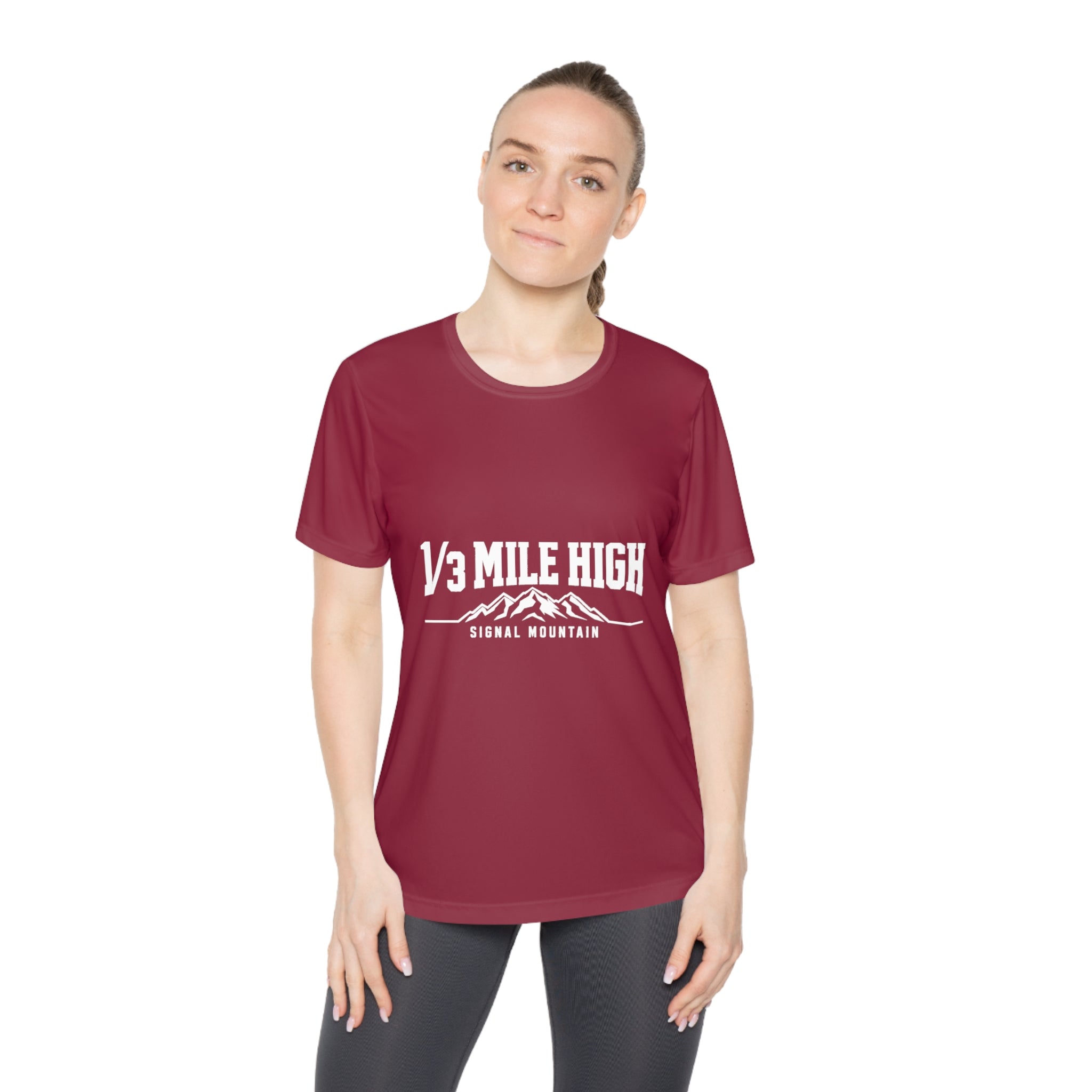 Women's 1/3 Mile High Performance Tee — Signal Mountain, TN