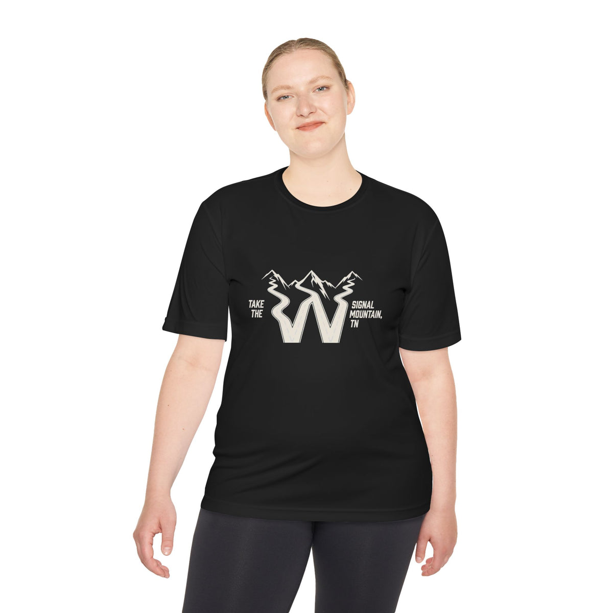 Men's Take the W Road Performance Tee — Signal Mountain, TN