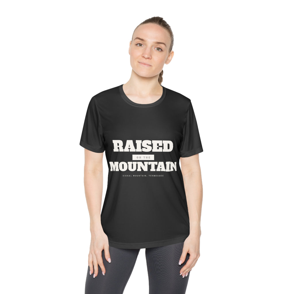 Women's Raised on the Mountain Performance Tee — Signal Mountain, TN
