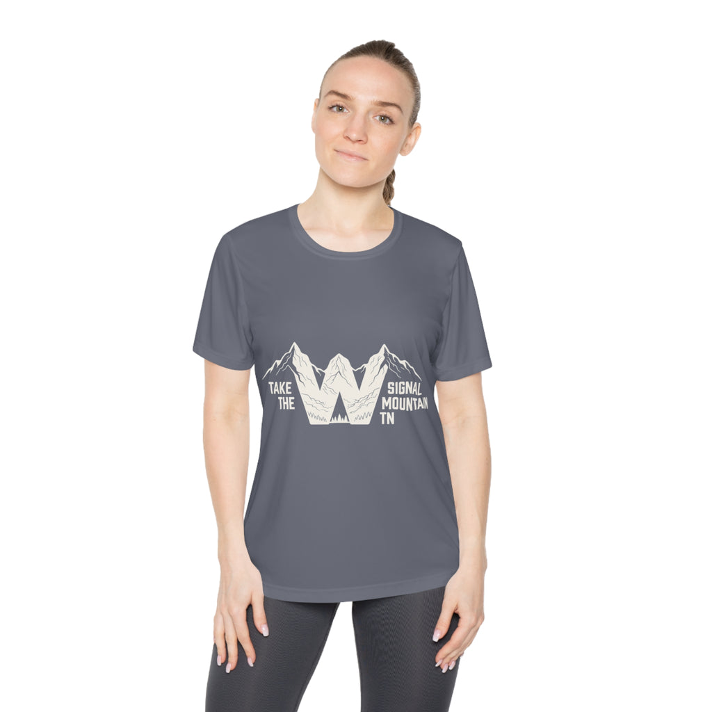 Women's Take the W Performance Tee — Signal Mountain, TN