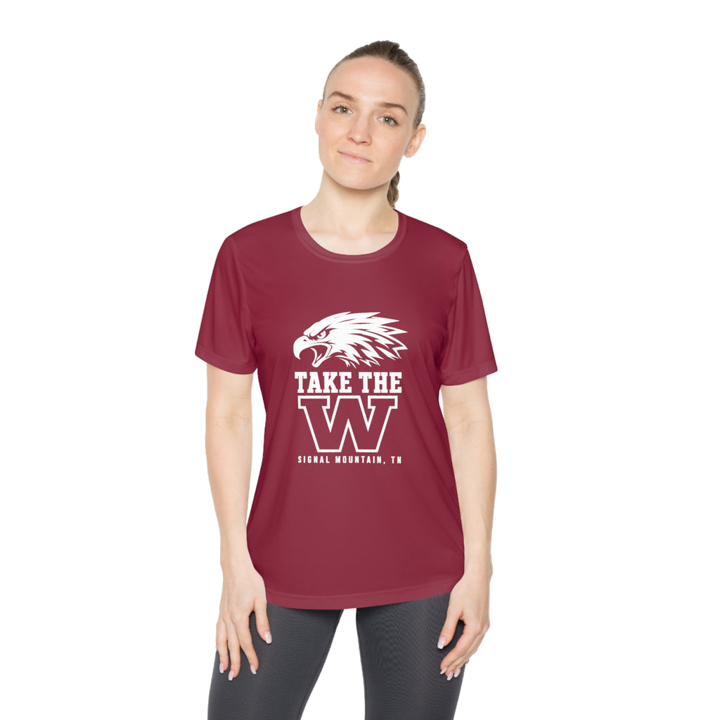 Women's Take the W Performance Tee — Signal Mountain, TN