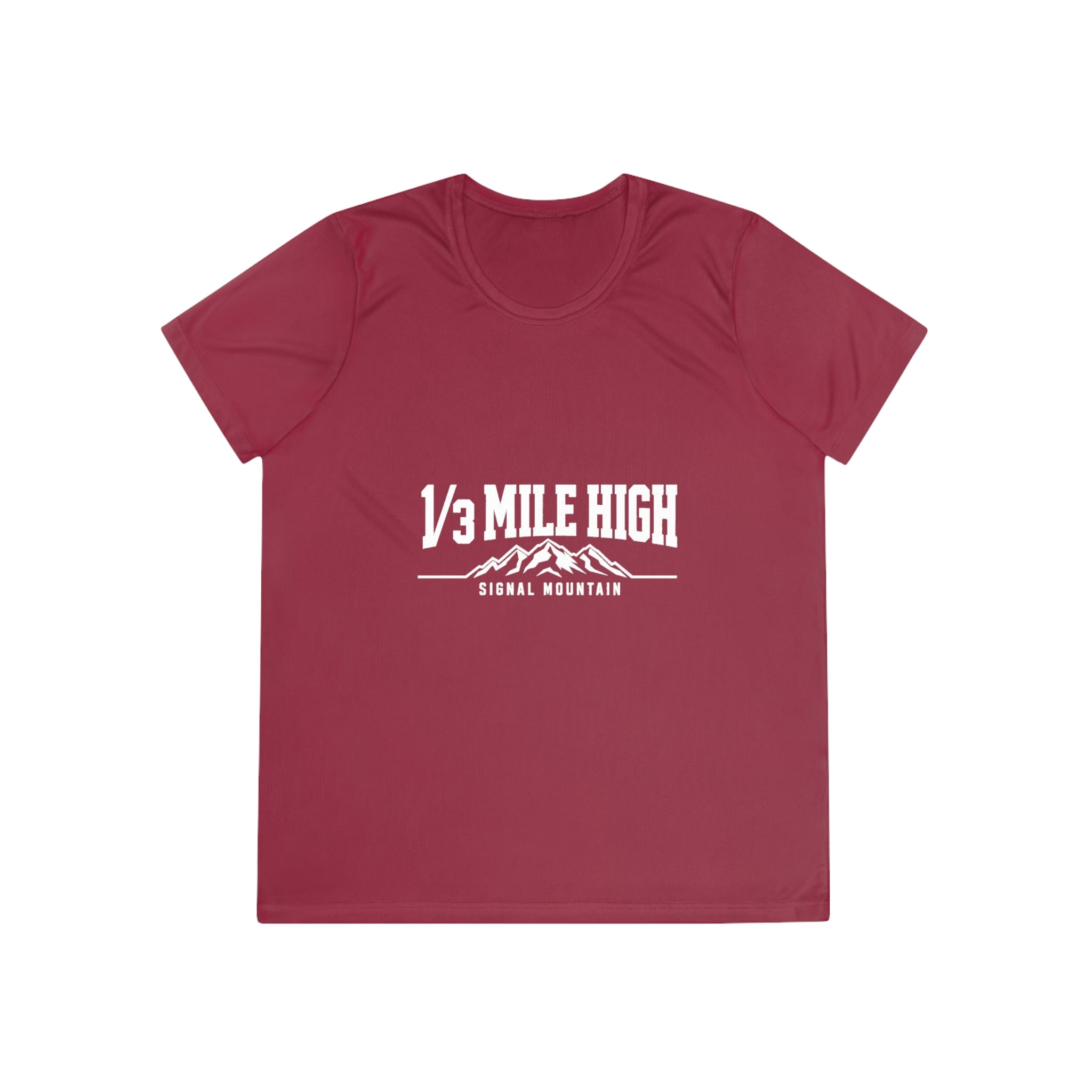 Women's 1/3 Mile High Performance Tee — Signal Mountain, TN