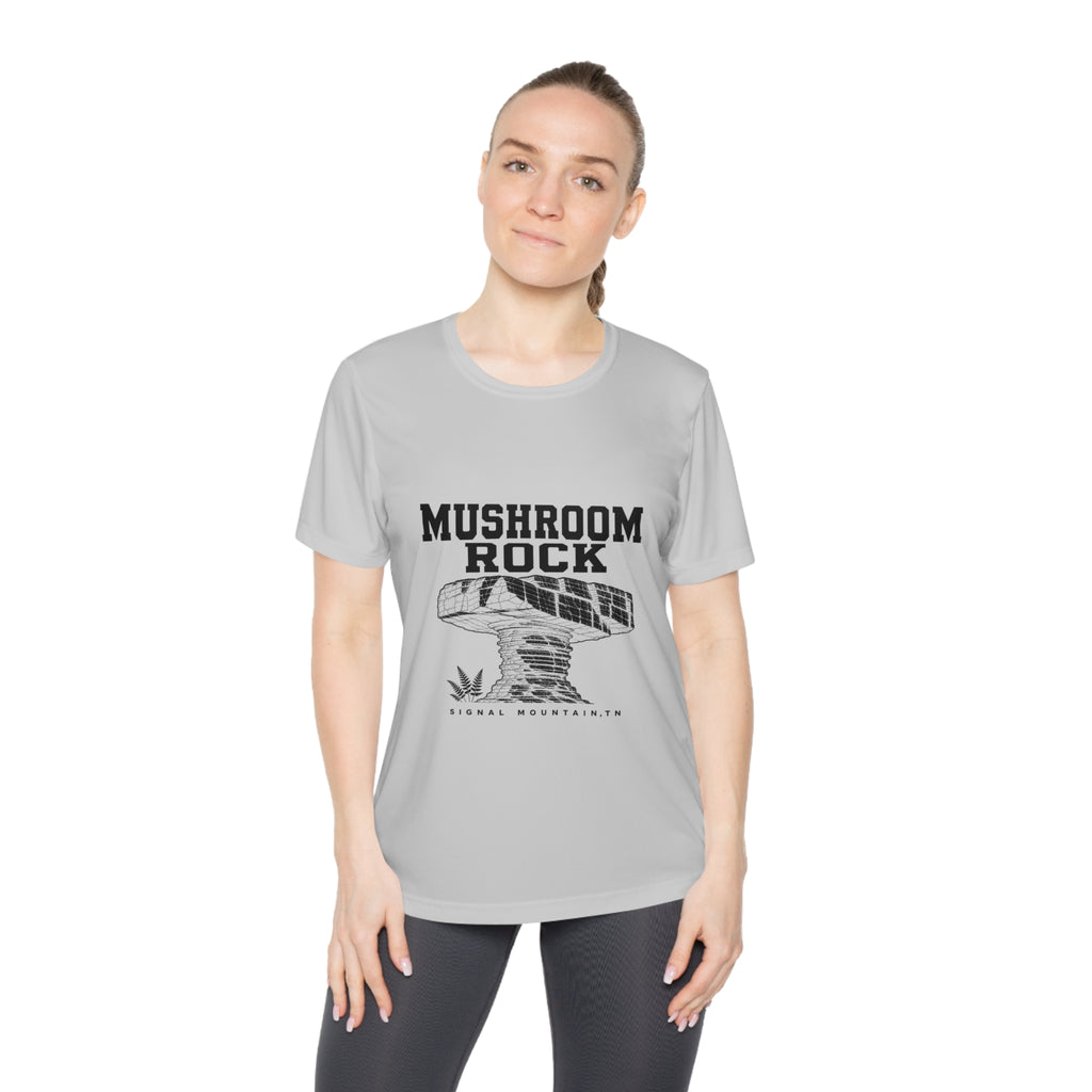 Women's Mushroom Rock Performance Tee — Signal Mountain, TN