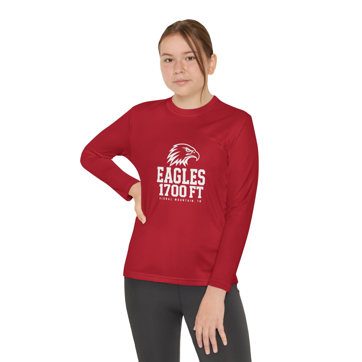 Youth Eagles • 1700 FT Long Sleeve Performance Tee — Signal Mountain, TN