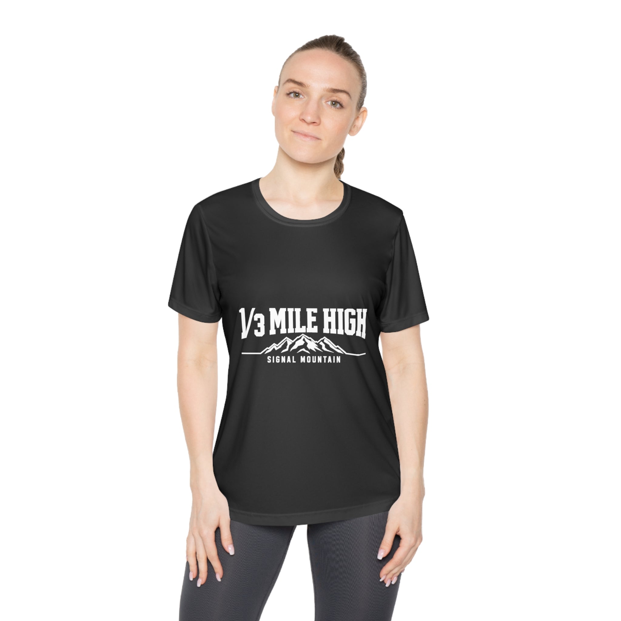 Women's 1/3 Mile High Performance Tee — Signal Mountain, TN