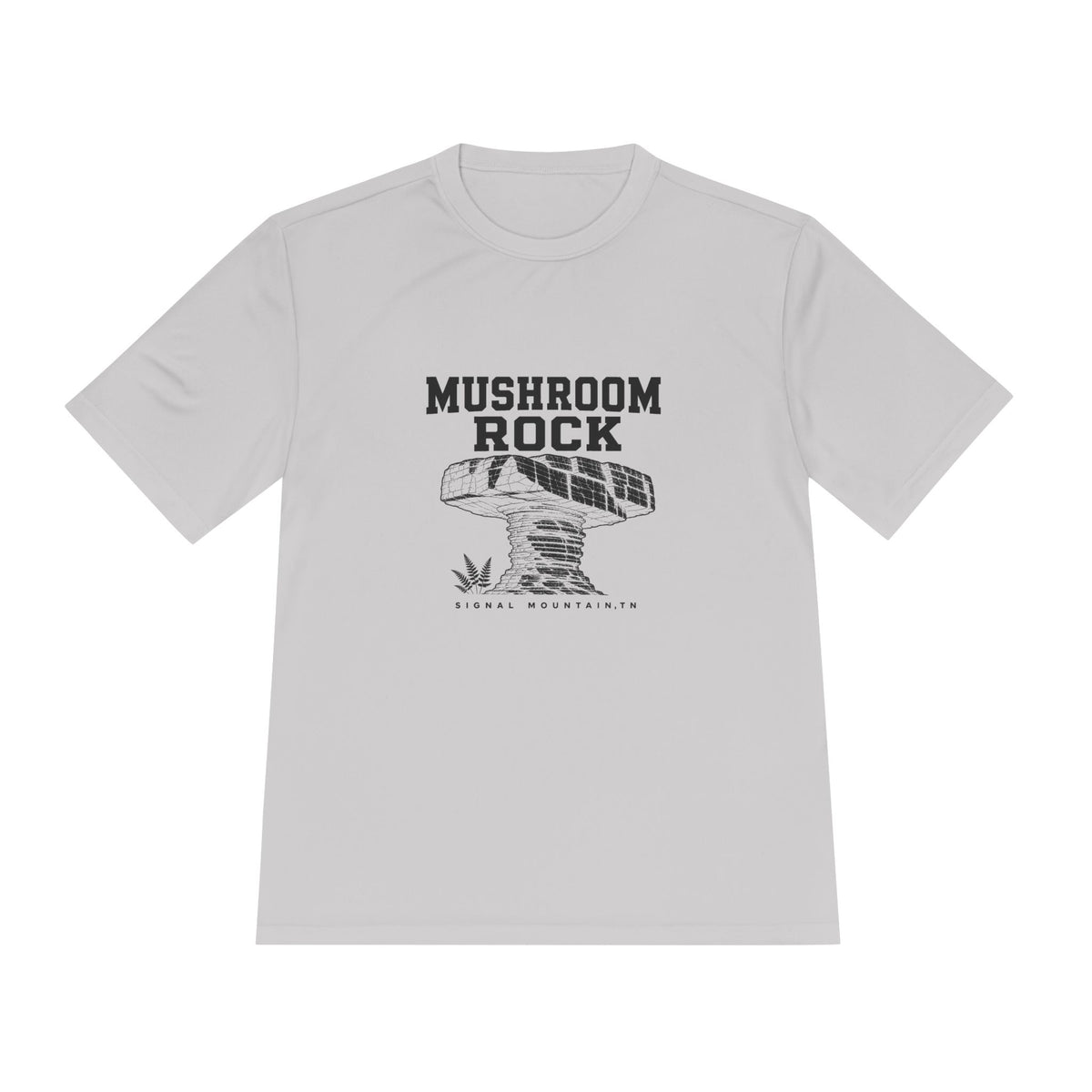 Men's Mushroom Rock Performance Tee — Signal Mountain, TN