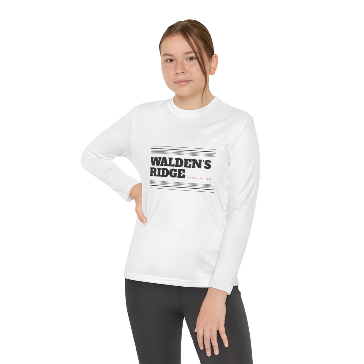 Youth Walden's Ridge Long Sleeve Performance Tee — Signal Mountain, TN