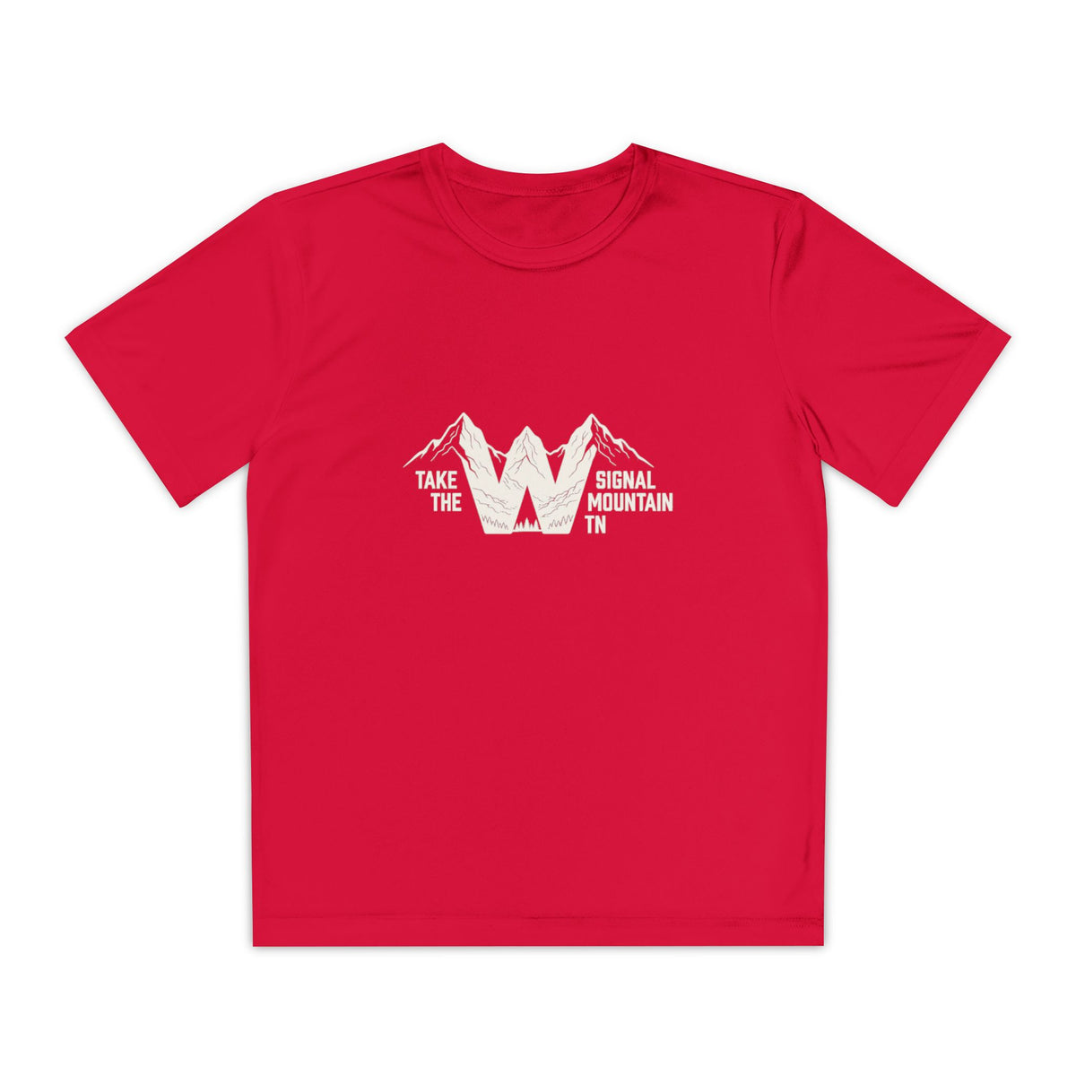 Youth Take the W Performance Tee — Signal Mountain, TN