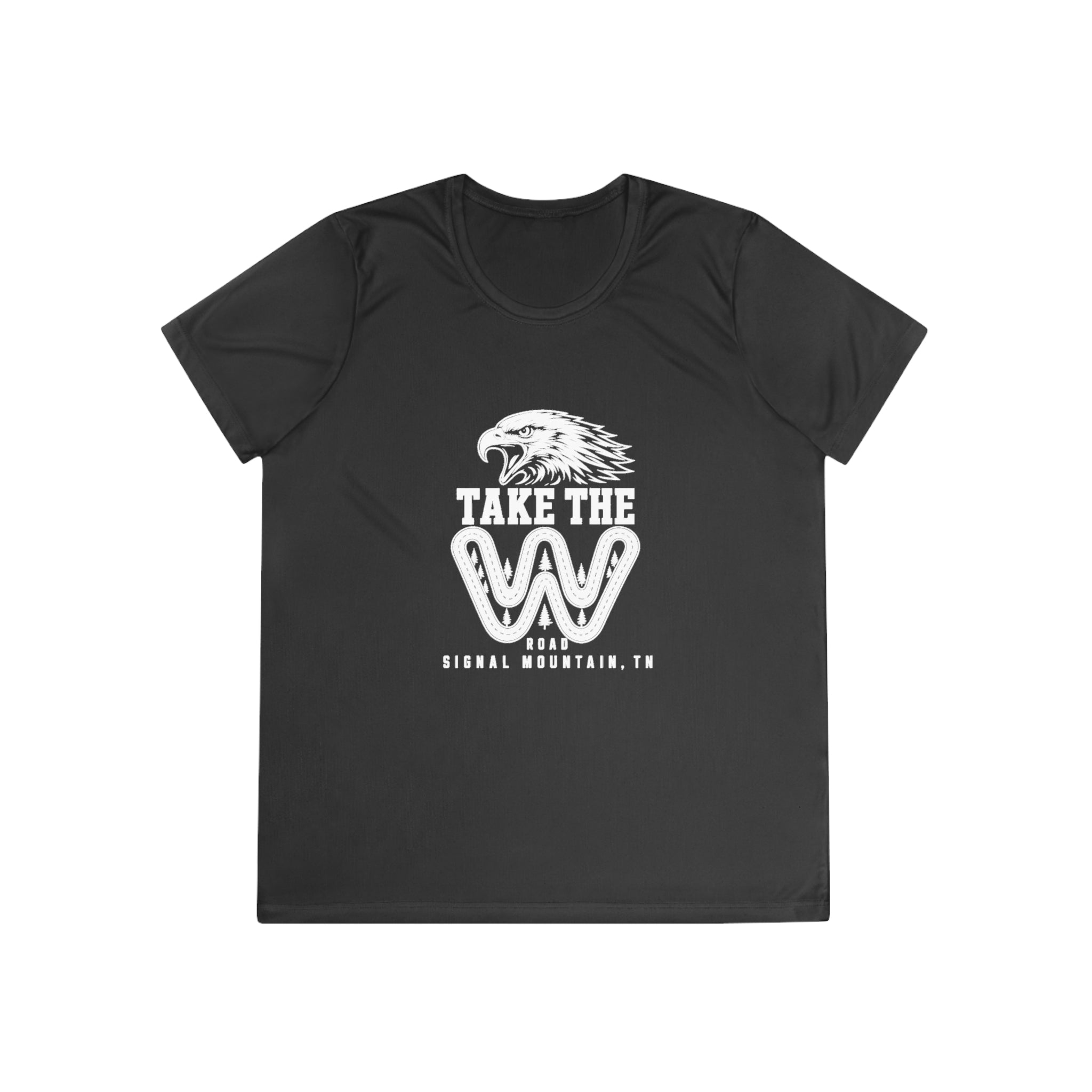 Women's Take the W Road Performance Tee — Signal Mountain, TN
