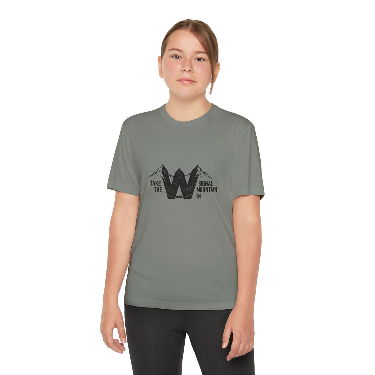 Youth Take the W Performance Tee — Signal Mountain, TN