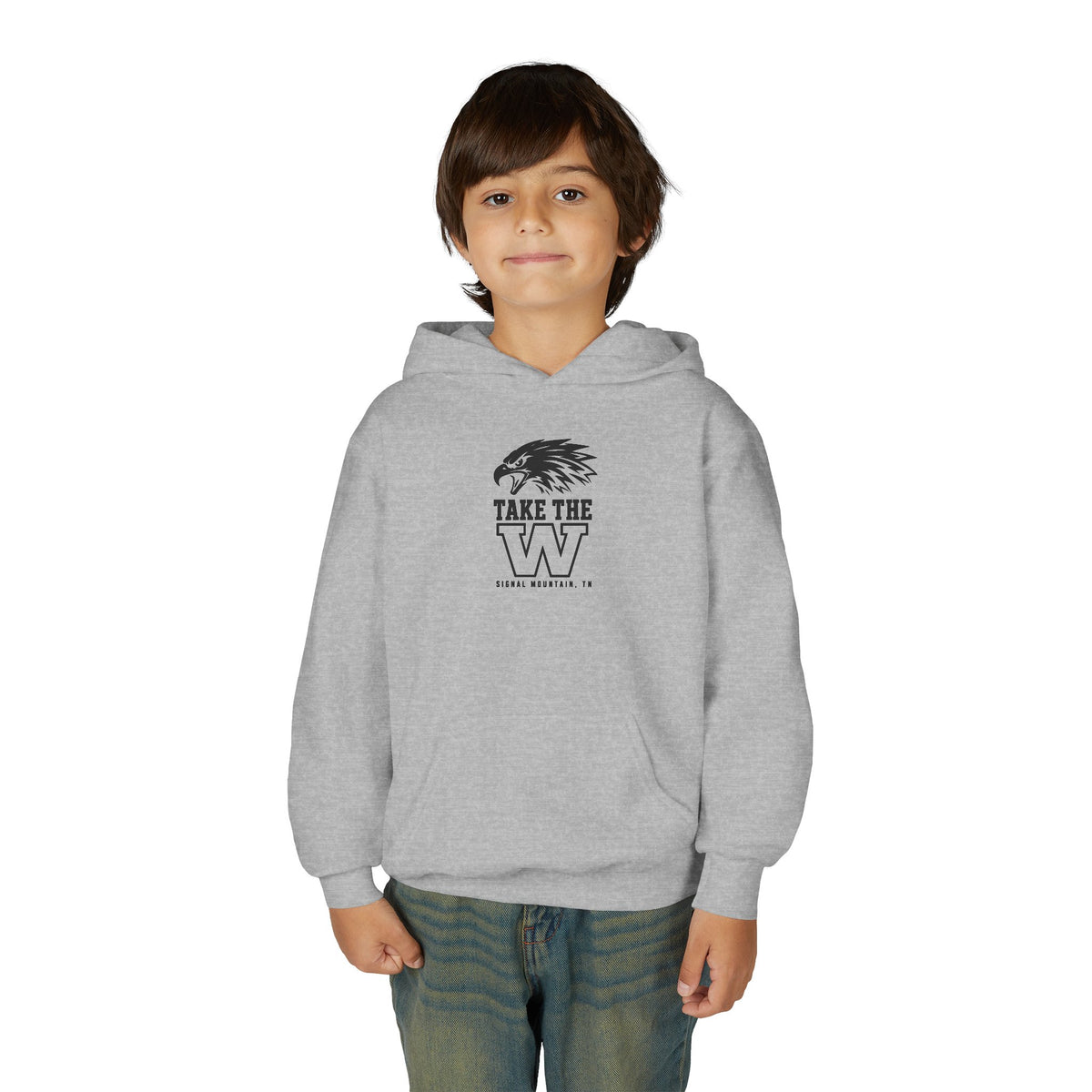 Youth Take the W Eagle Hoodie — Signal Mountain, TN