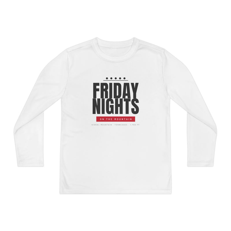 Youth Friday Nights on the Mountain Long Sleeve Performance Tee