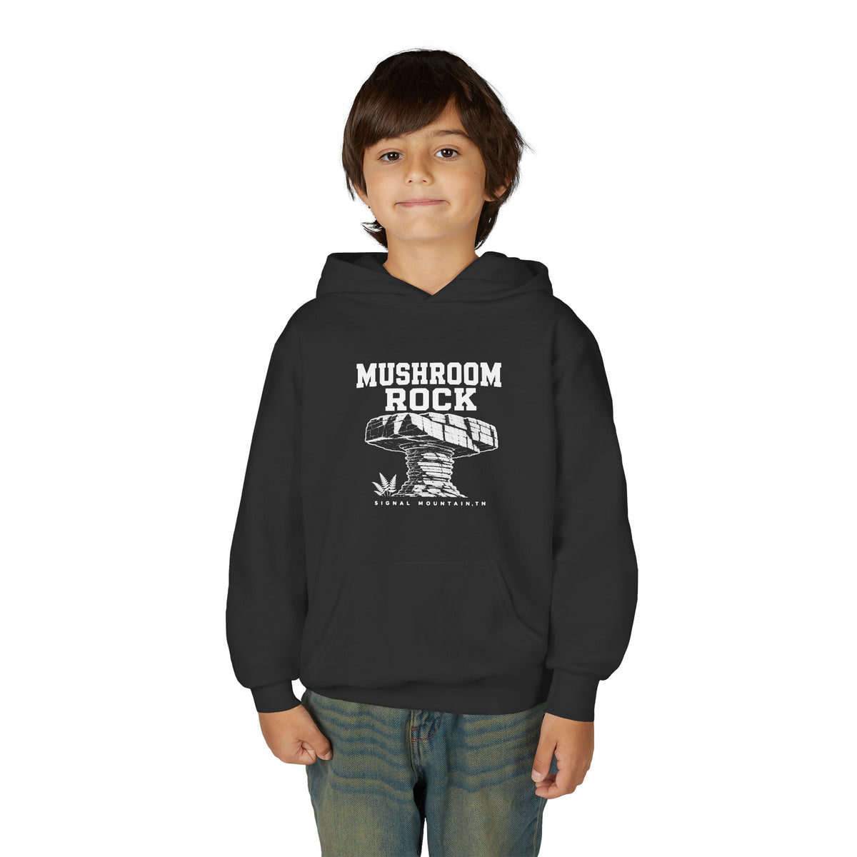 Youth Mushroom Rock Hoodie — Signal Mountain, TN