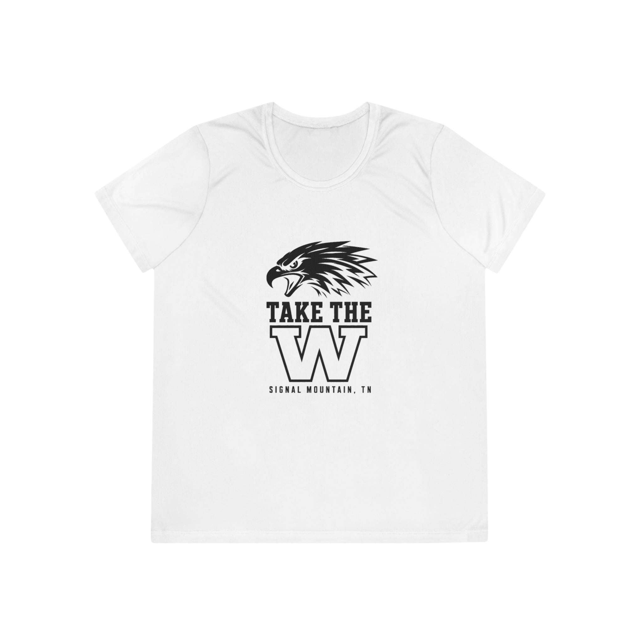 Women's Take the W Performance Tee — Signal Mountain, TN