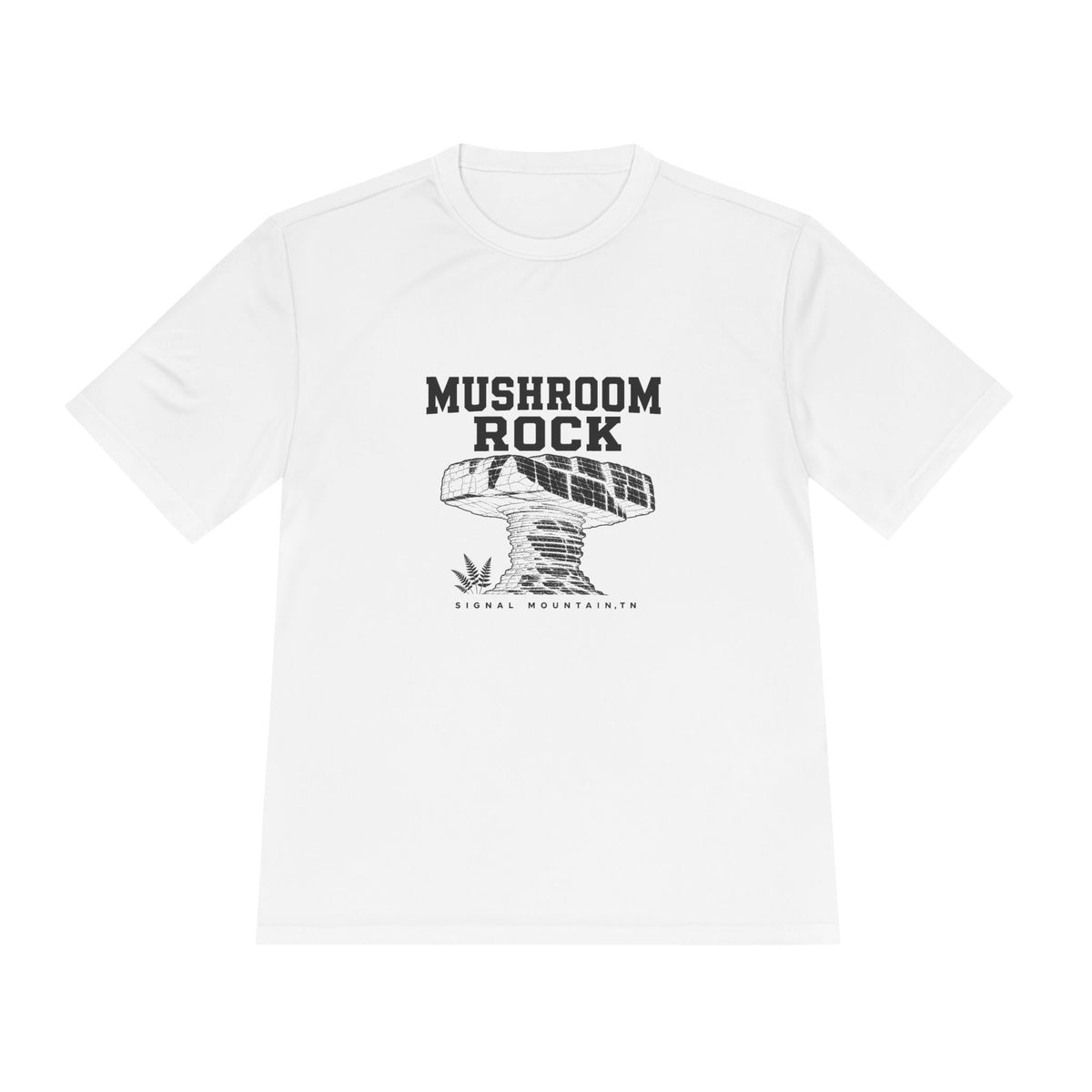 Men's Mushroom Rock Performance Tee — Signal Mountain, TN